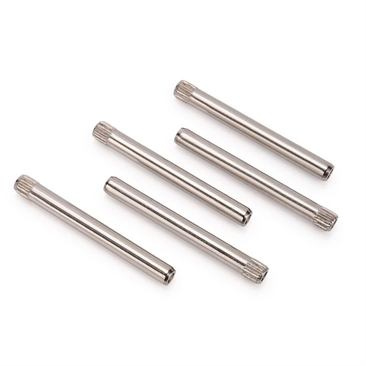 Small Metal Knurled Pin