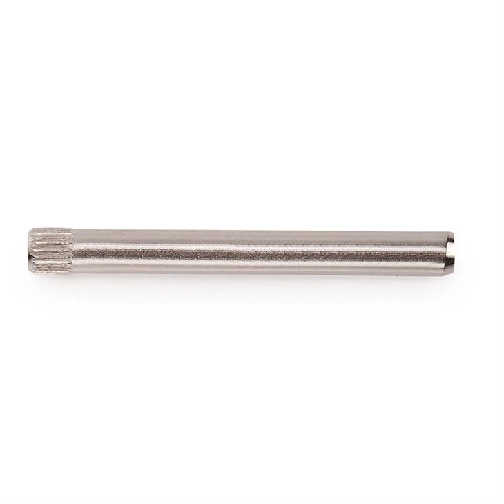 Small Metal Knurled Pin